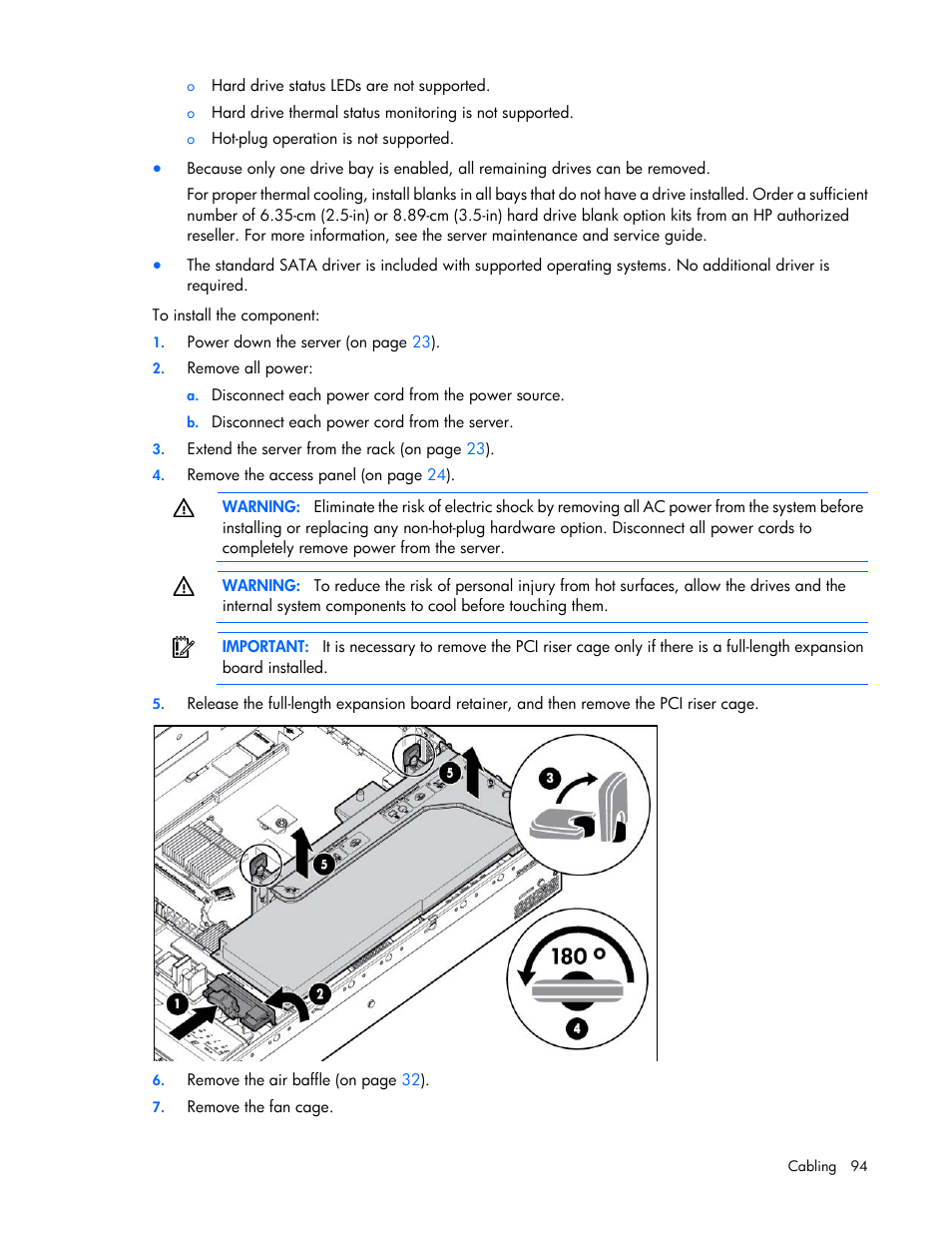 HP ProLiant DL380p Gen8 Server User Manual | Page 94 / 134