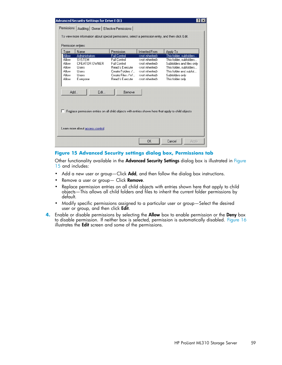 HP ProLiant ML310 G3 Storage Server User Manual | Page 59 / 119