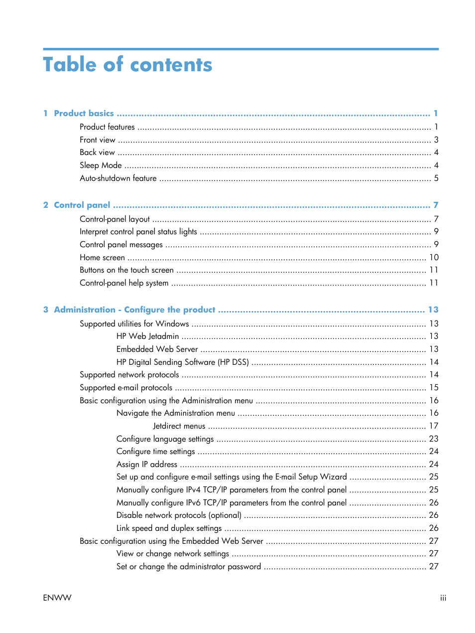 HP Digital Sender Flow 8500 fn1 Document Capture Workstation series User Manual | Page 3 / 110