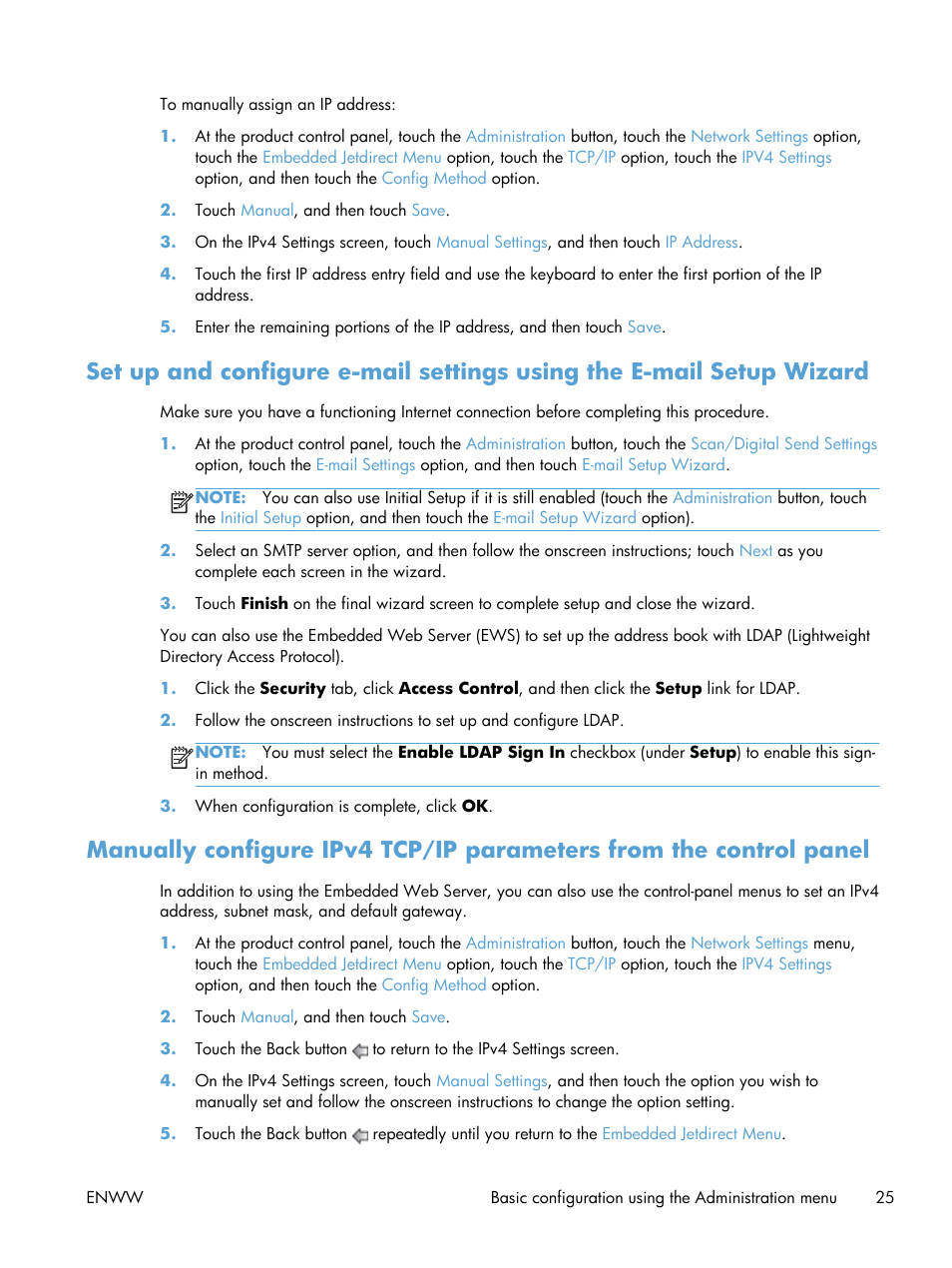 HP Digital Sender Flow 8500 fn1 Document Capture Workstation series User Manual | Page 33 / 110