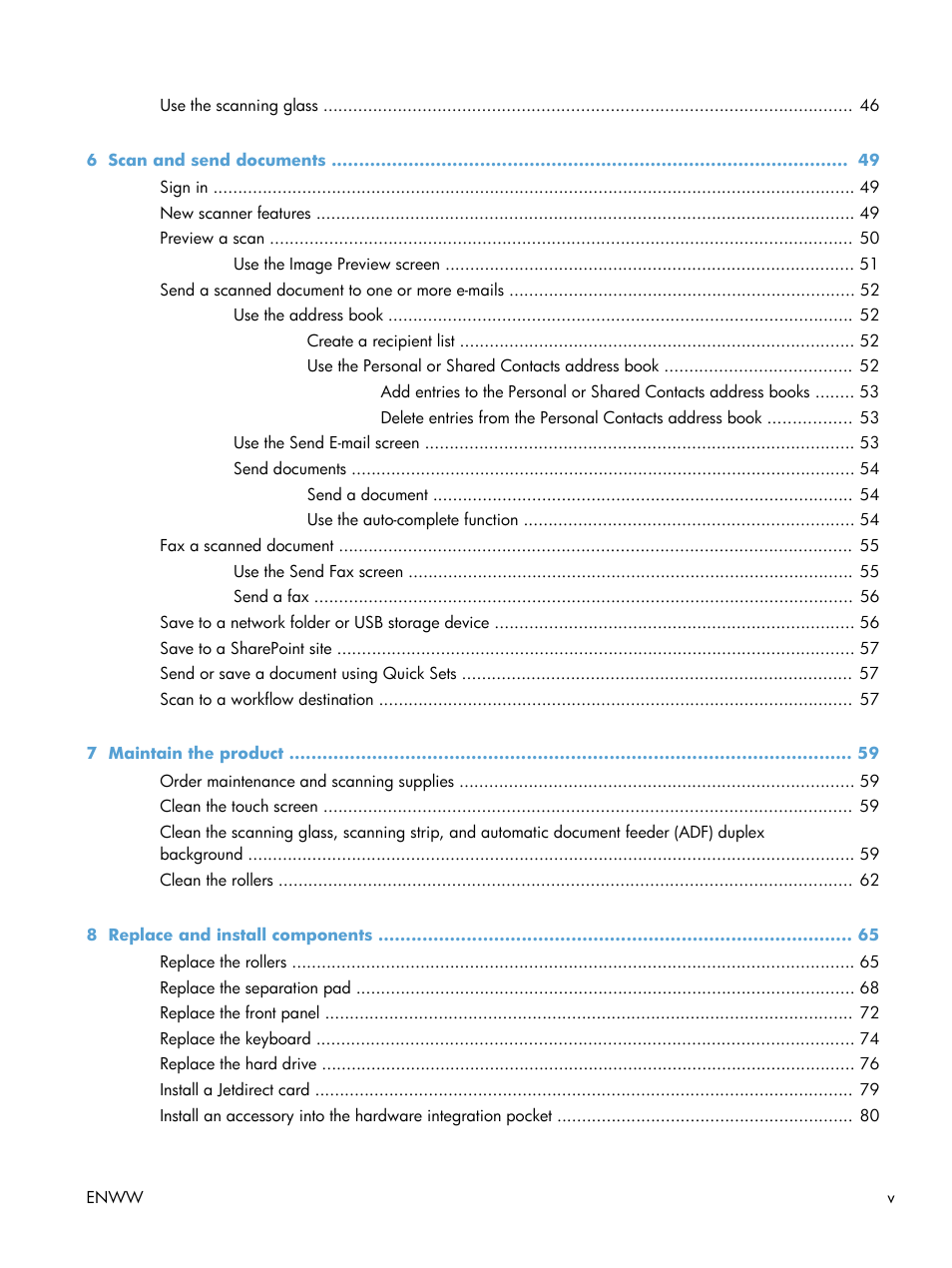 HP Digital Sender Flow 8500 fn1 Document Capture Workstation series User Manual | Page 5 / 110