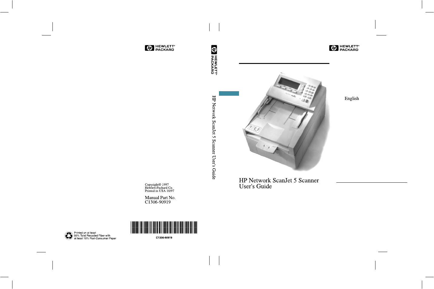 HP Network Scanjet 5 Scanner series User Manual | 140 pages