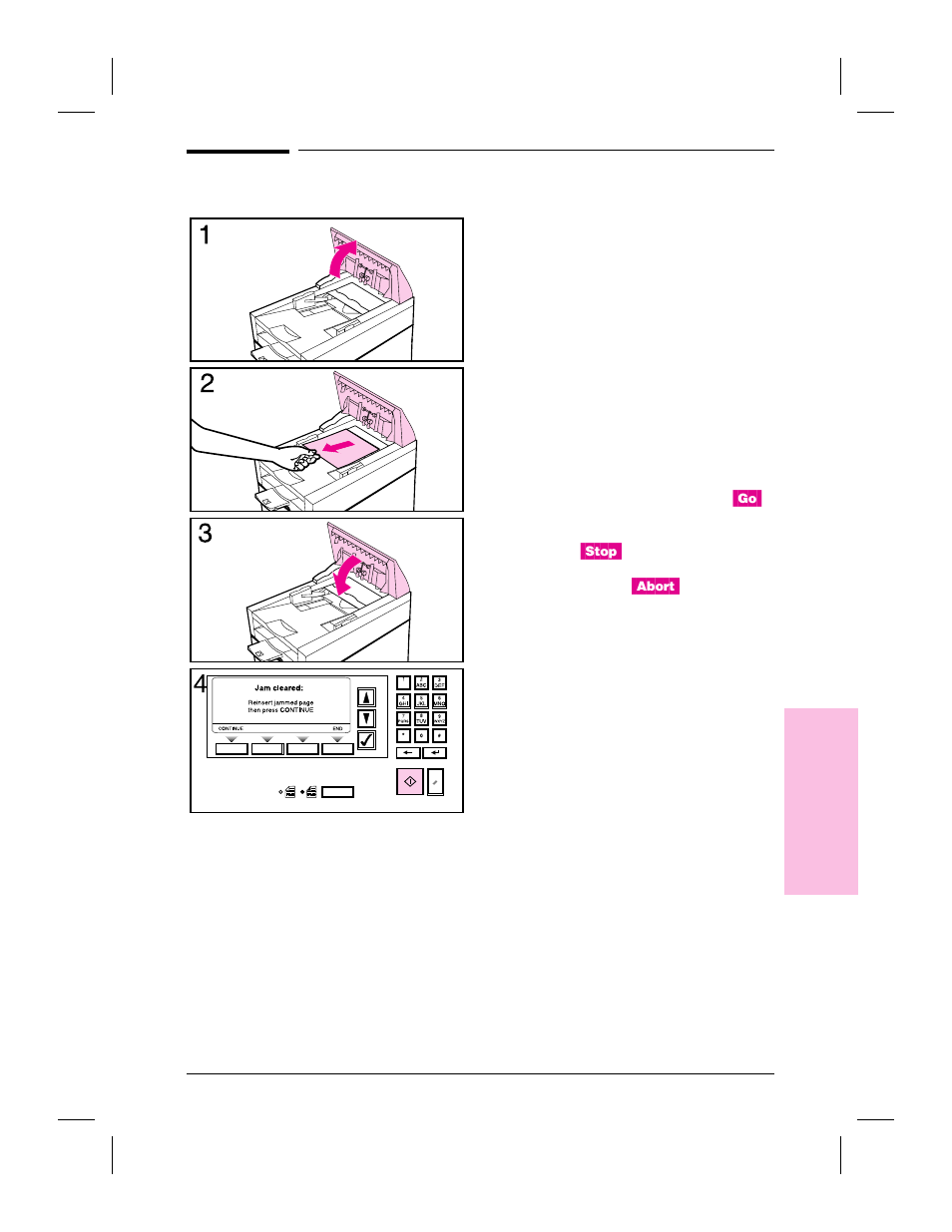 Clearing paper jams 101, Paper jams 101, Automatic feeder 101 | Clearing paper jams | HP Network Scanjet 5 Scanner series User Manual | Page 101 / 140