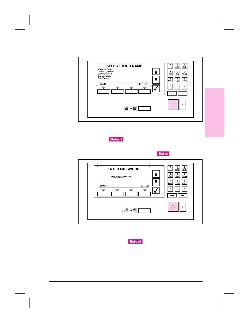 Automatic workflow 25, 35, Passwords 25, User 25 | Passwords 25, 46, E-mail 25 | HP Network Scanjet 5 Scanner series User Manual | Page 25 / 140
