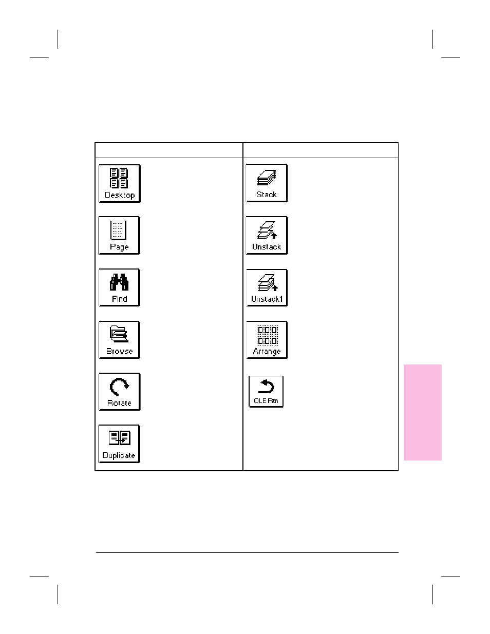 The command bar 49, Finding 49, 84, Icon 49 | Browse icon 49, Command bar 49, 50, Items 49, 55, Duplicate icon 49, Ole rtn icon 49, Command bar 49, Rotate icon 49 | HP Network Scanjet 5 Scanner series User Manual | Page 49 / 140