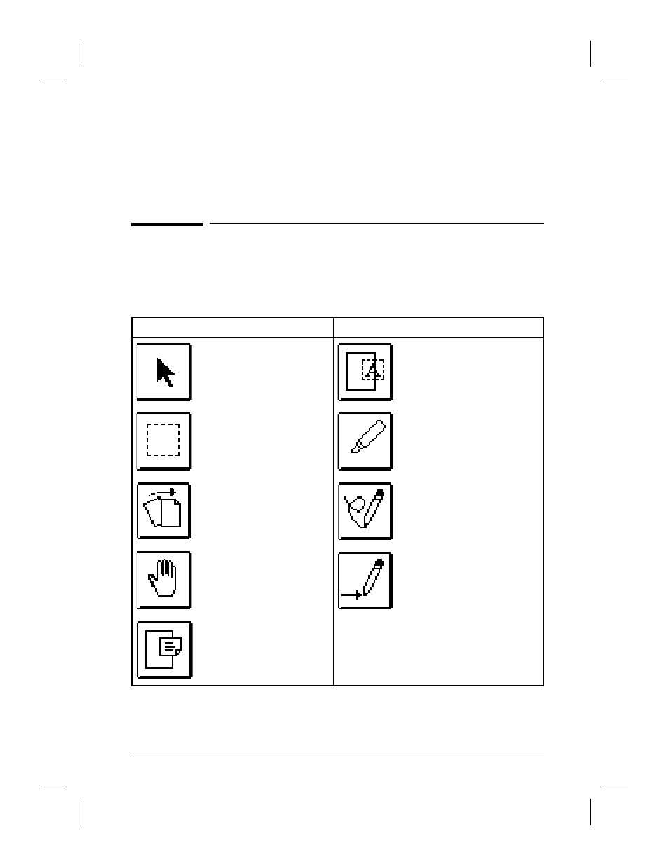 6 annotating scanned items, Using the annotation tools 67, Add freehand annotation icon 67 | Add highlighting icon 67, Add line or arrow icon 67, Add sticky note icon 67, Add text icon 67, Annotation tools 67, Edit annotation icon 67, Hand tool 67 | HP Network Scanjet 5 Scanner series User Manual | Page 67 / 140