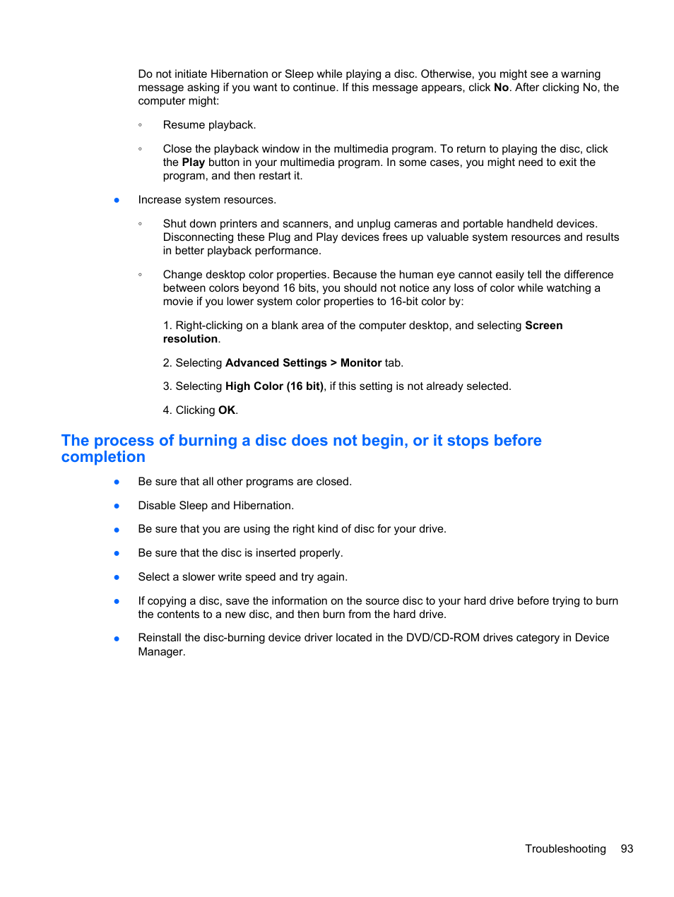 HP Pavilion dv7-6c73ca Entertainment Notebook PC User Manual | Page 103 / 117