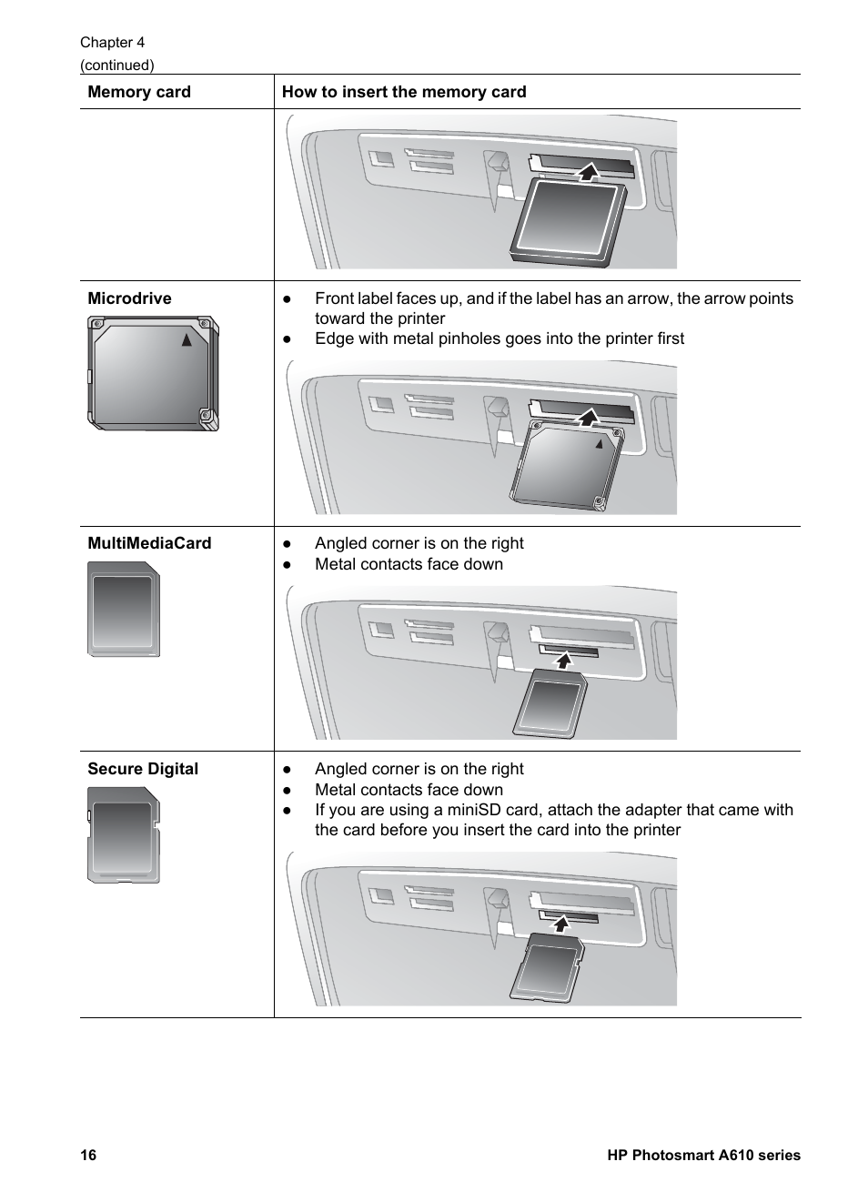 HP Photosmart A617 Compact Photo Printer User Manual | Page 19 / 70