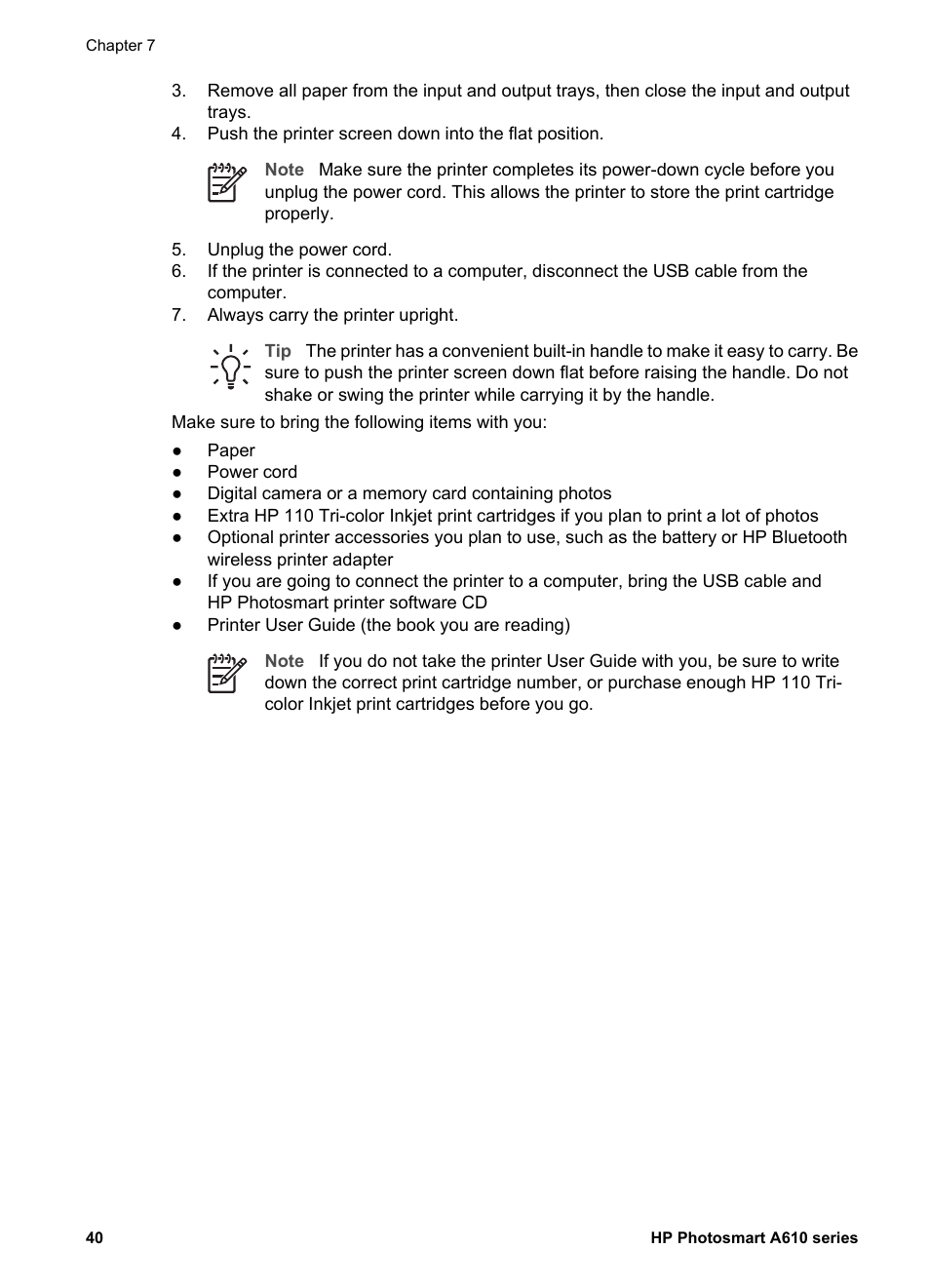 HP Photosmart A617 Compact Photo Printer User Manual | Page 43 / 70