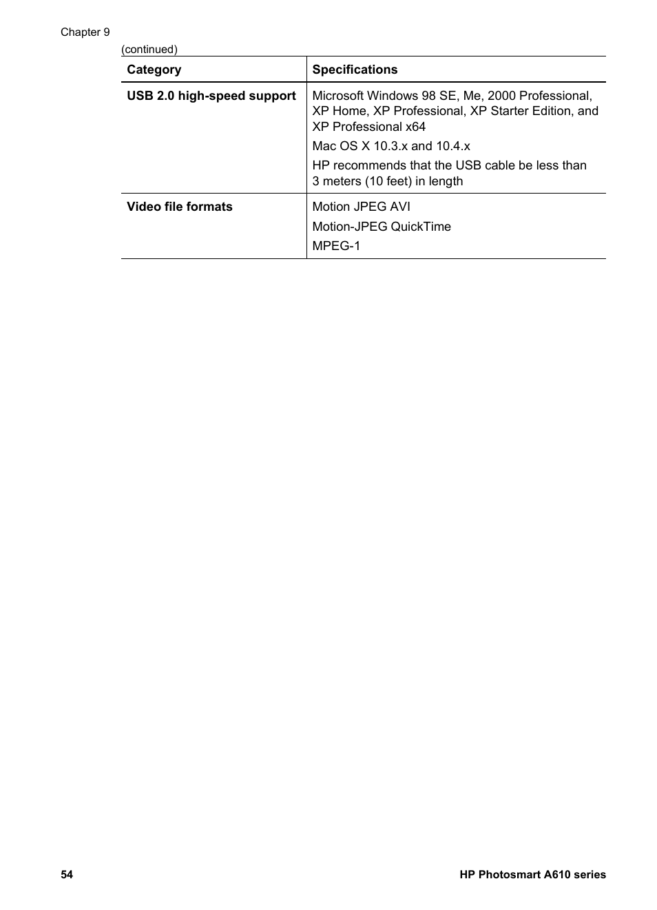 HP Photosmart A617 Compact Photo Printer User Manual | Page 57 / 70