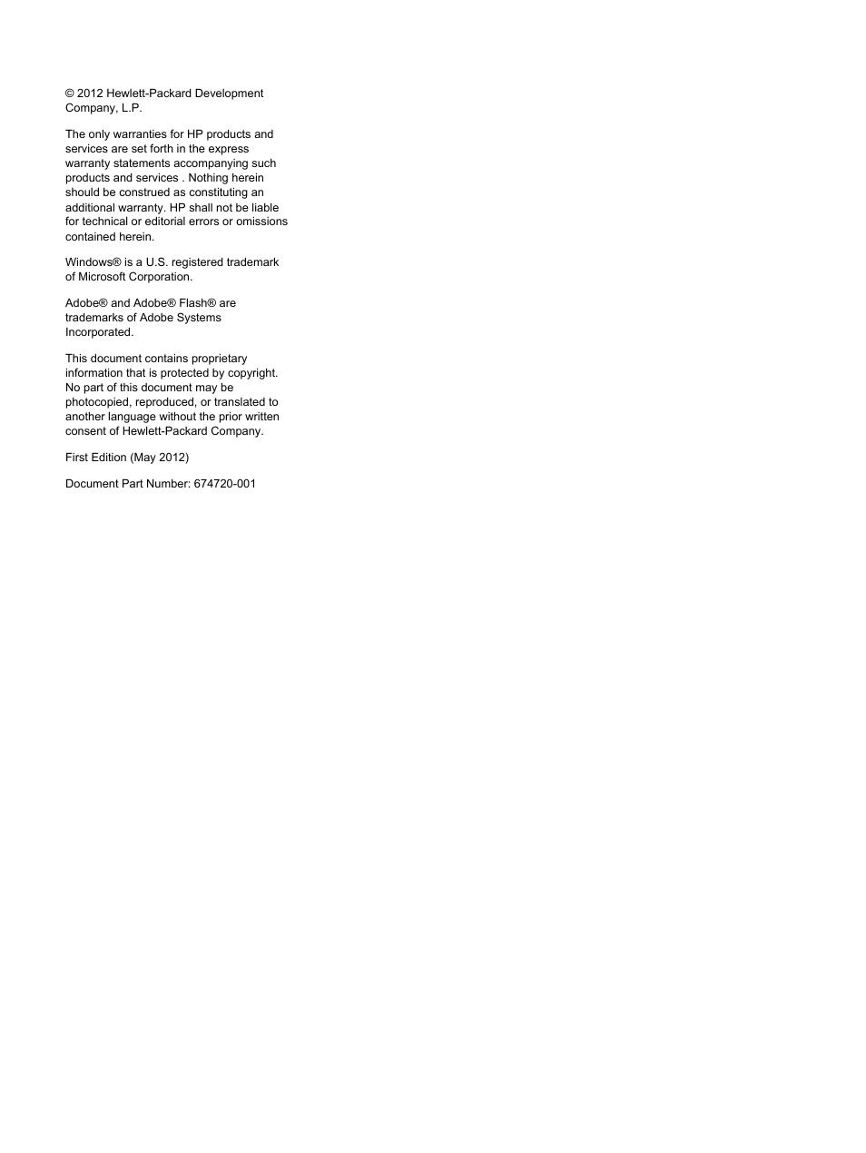 HP Passport 1912nm 18.5-inch Internet Monitor User Manual | Page 2 / 36