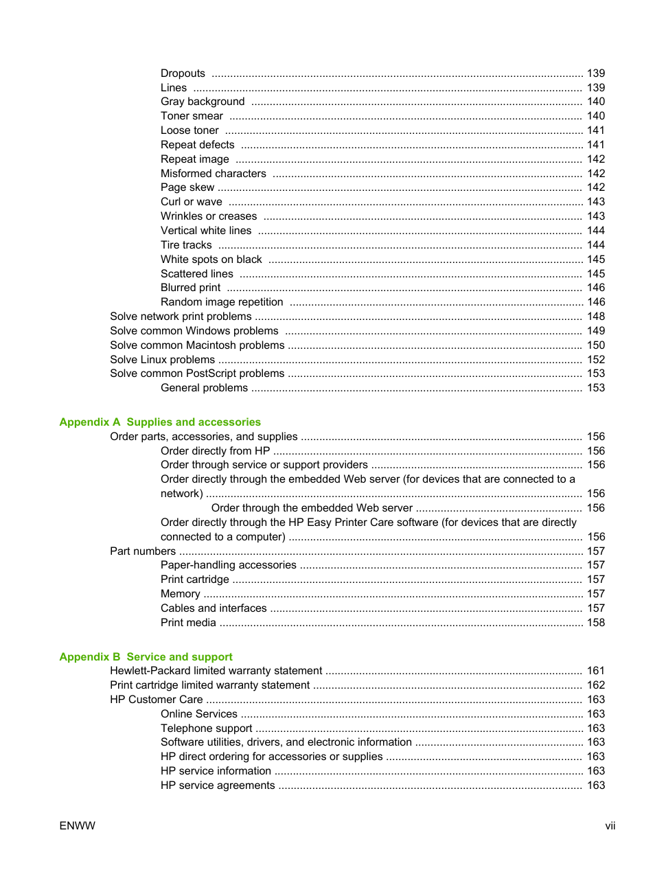 HP LaserJet P3005 Printer series User Manual | Page 9 / 218