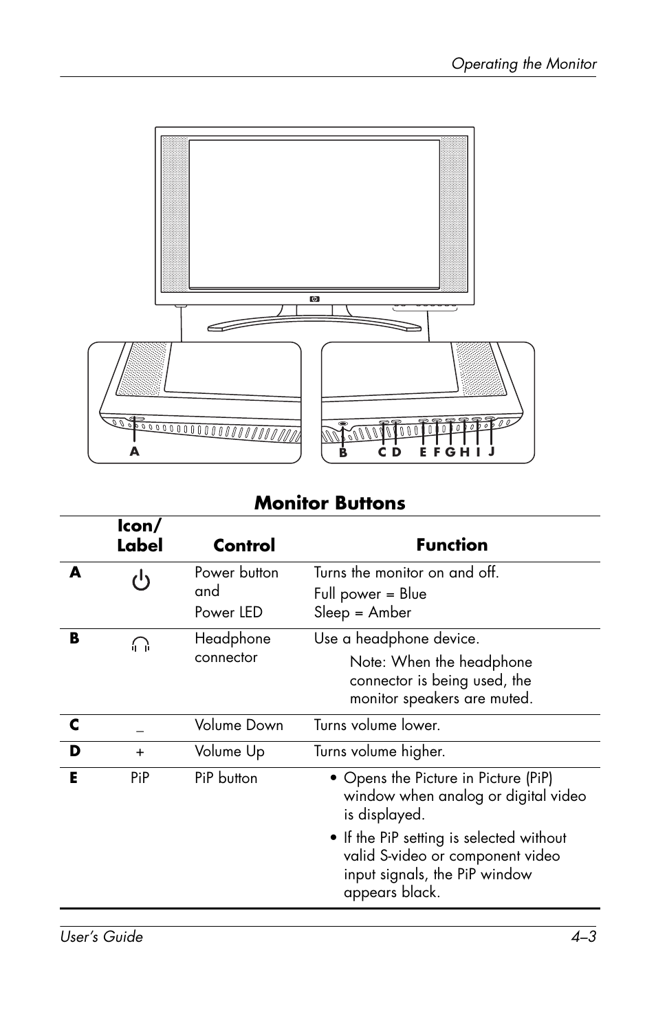 HP f2304 23-inch High Def LCD Monitor User Manual | Page 23 / 56