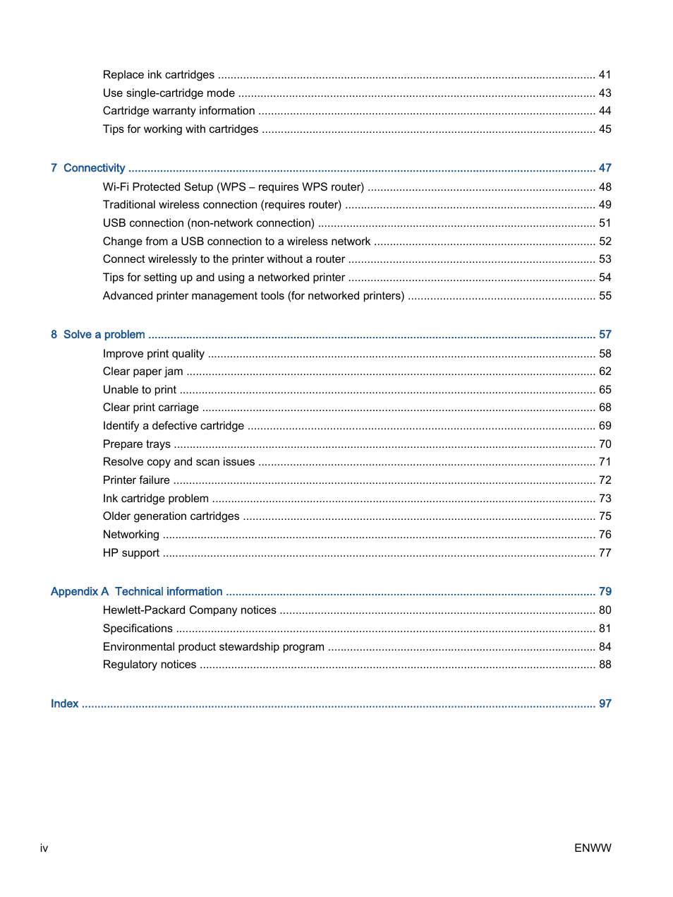 HP Deskjet 2540 All-in-One Printer User Manual | Page 4 / 102