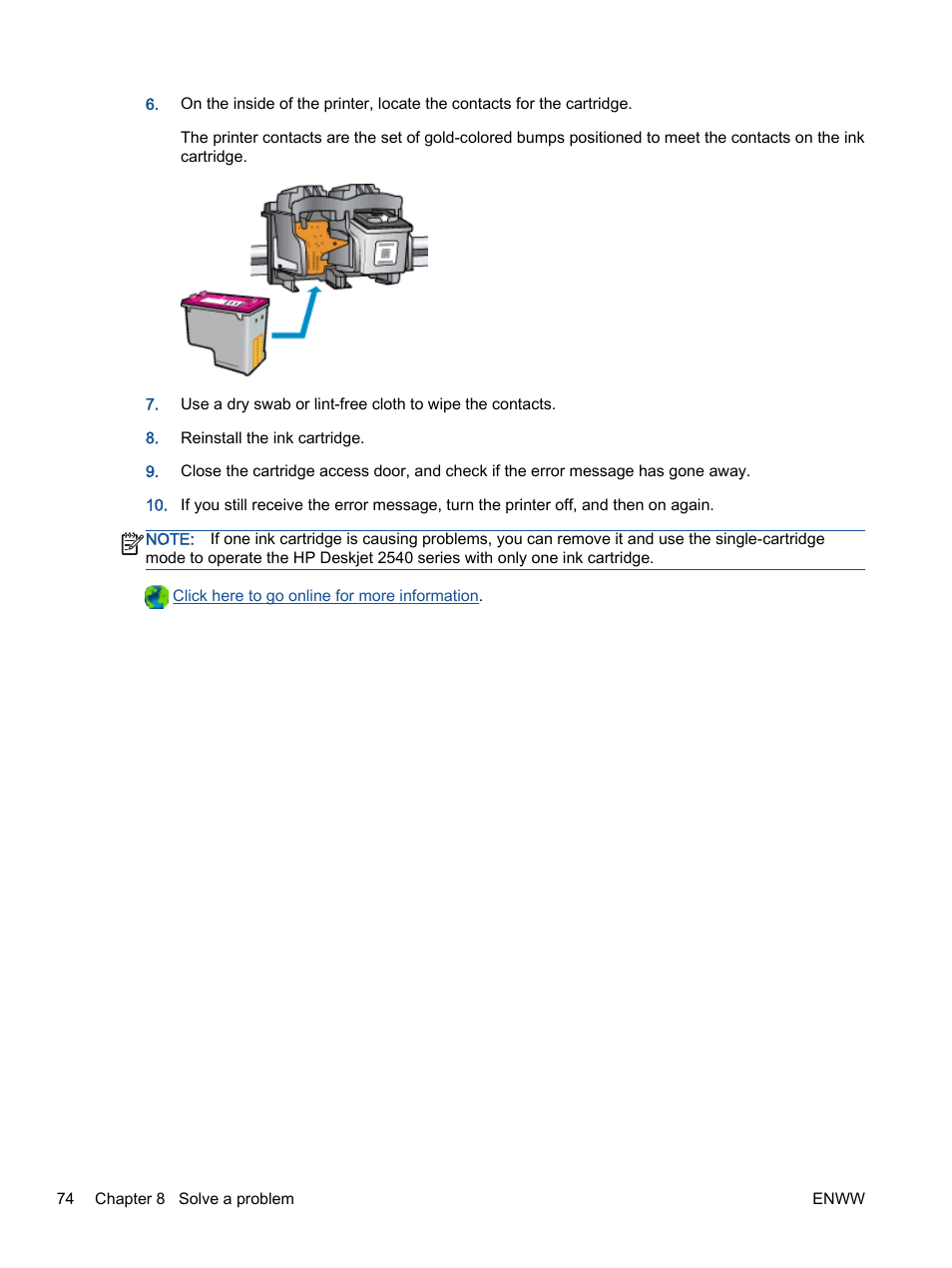 HP Deskjet 2540 All-in-One Printer User Manual | Page 78 / 102