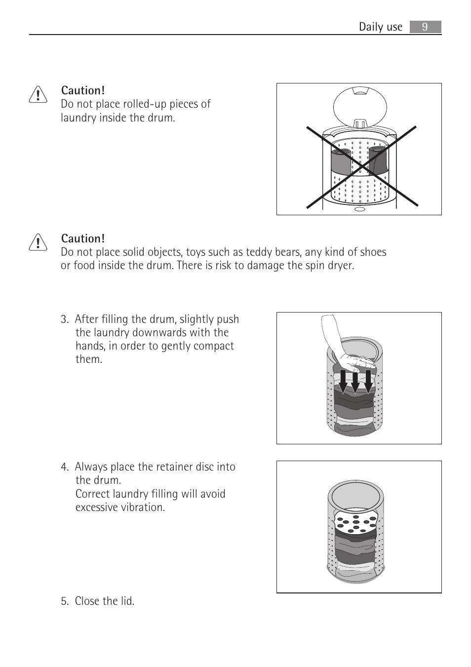 AEG SV5028 User Manual | Page 9 / 98