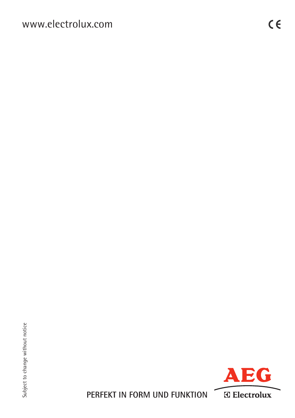 AEG SV5028 User Manual | Page 98 / 98
