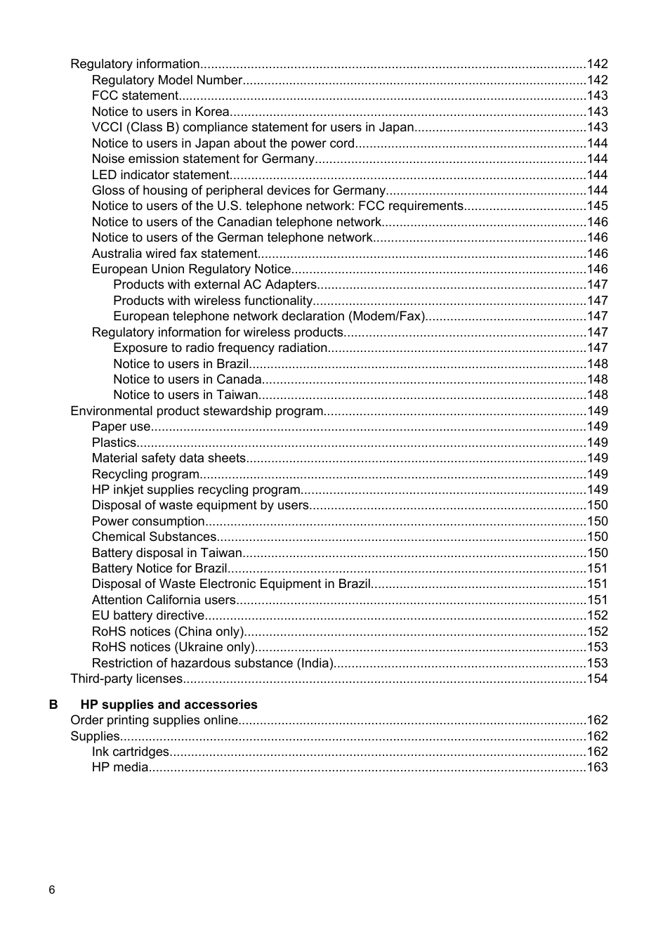 HP Officejet 6600 e-All-in-One Printer - H711a H711g User Manual | Page 10 / 216