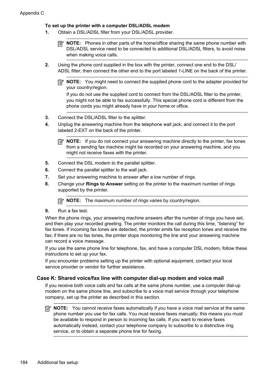 HP Officejet 6600 e-All-in-One Printer - H711a H711g User Manual | Page 188 / 216