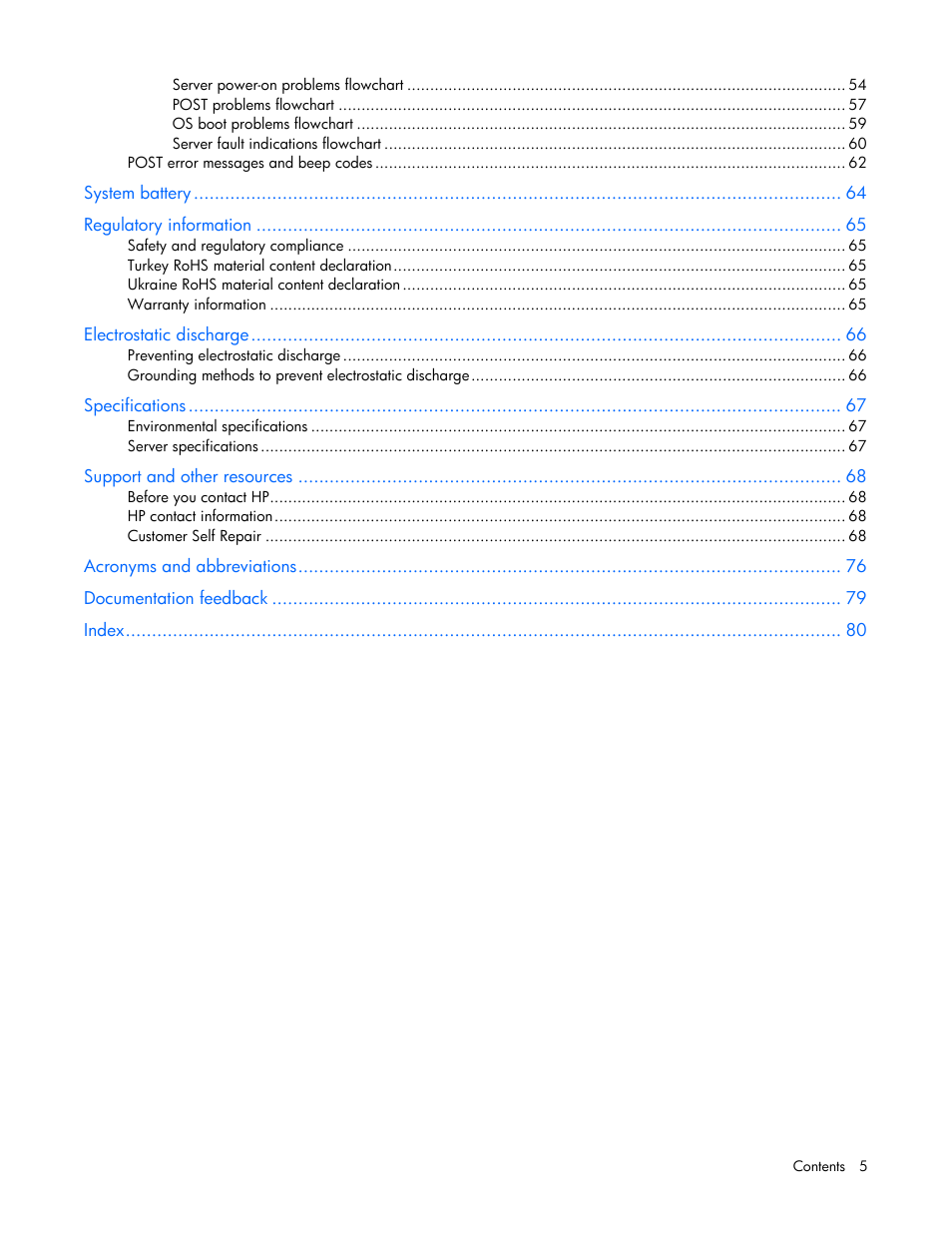 HP ProLiant SL335s G7 Server User Manual | Page 5 / 82