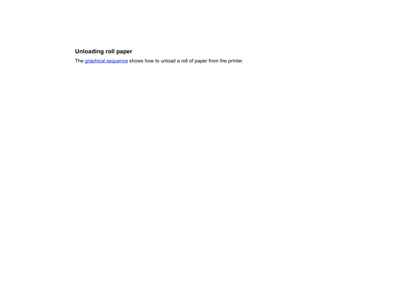 Unloading roll paper | HP Designjet 510 Printer series User Manual | Page 37 / 219