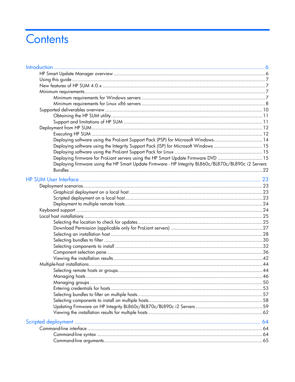 HP ProLiant Support Pack User Manual | Page 3 / 120