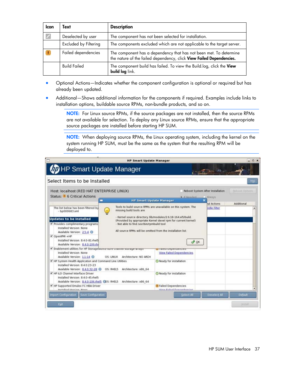 HP ProLiant Support Pack User Manual | Page 37 / 120