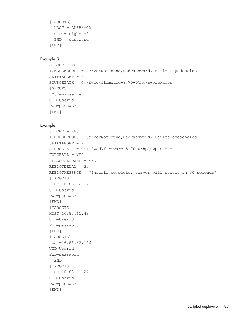 HP ProLiant Support Pack User Manual | Page 83 / 120