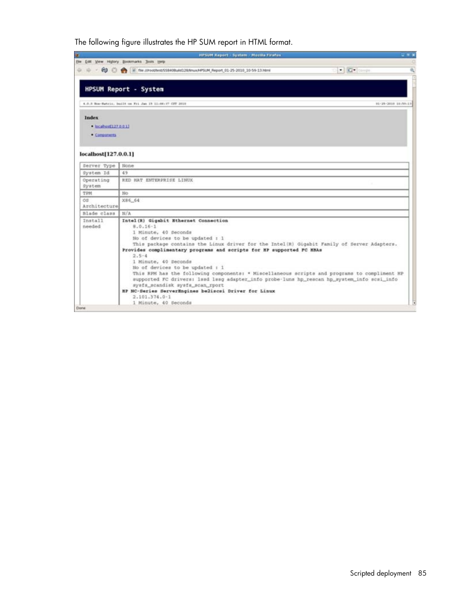 HP ProLiant Support Pack User Manual | Page 85 / 120