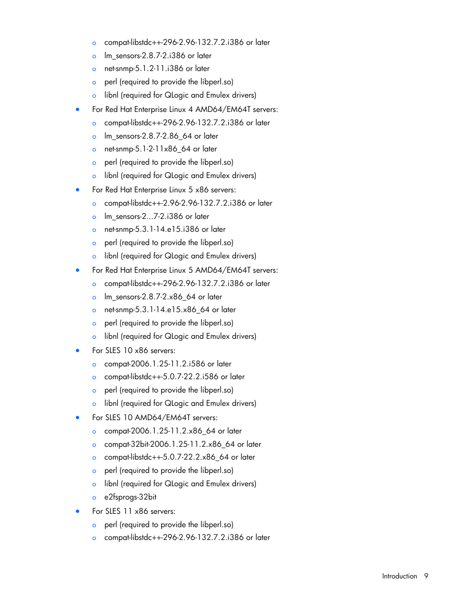 HP ProLiant Support Pack User Manual | Page 9 / 120