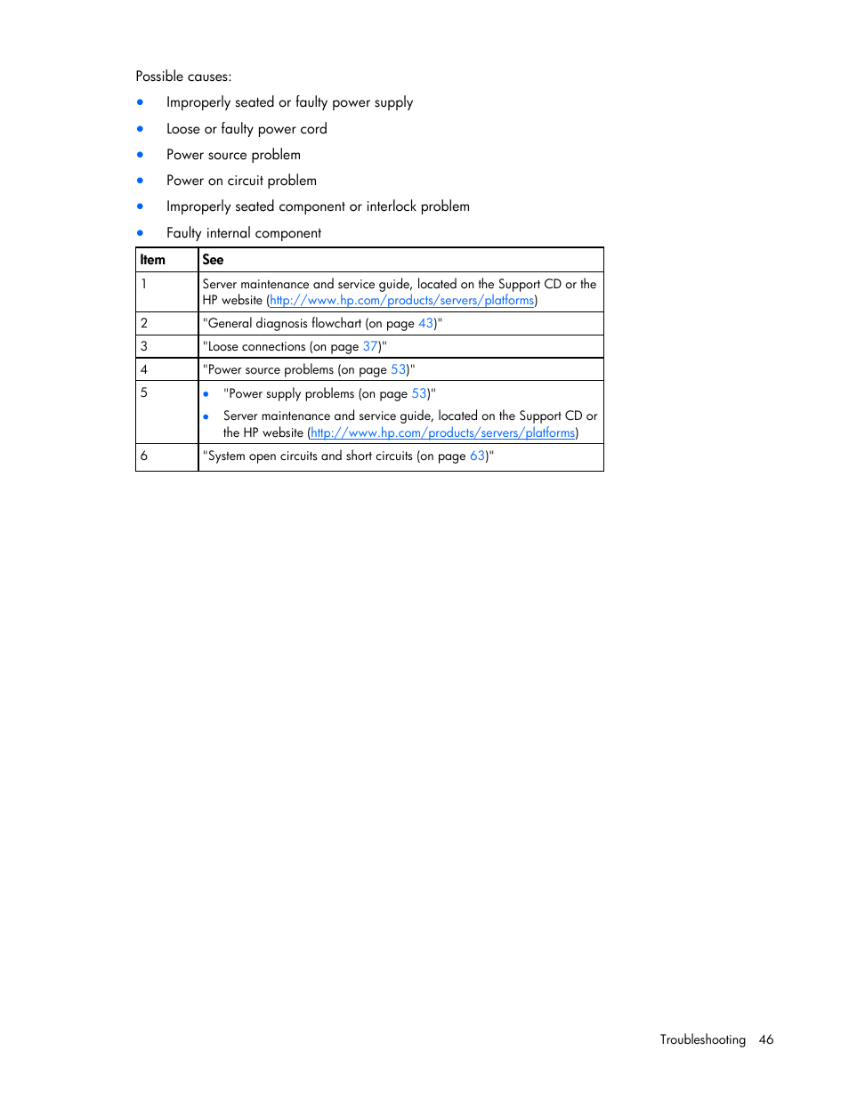 HP ProLiant DL120 G5 Server User Manual | Page 46 / 99