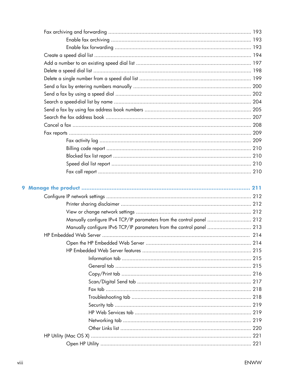 HP LaserJet Enterprise 700 color MFP M775 series User Manual | Page 10 / 332