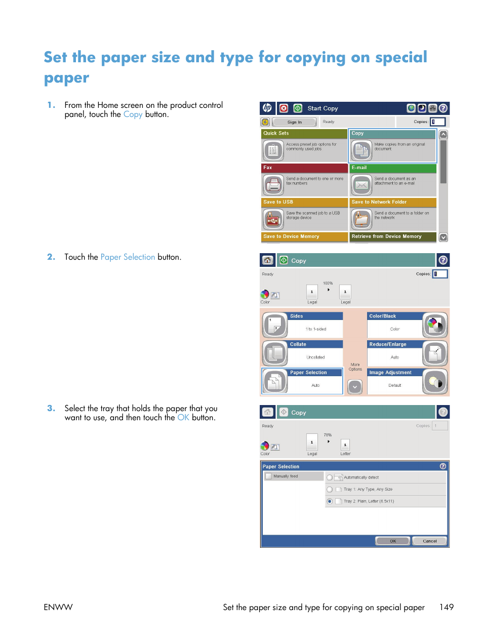 HP LaserJet Enterprise 700 color MFP M775 series User Manual | Page 163 / 332