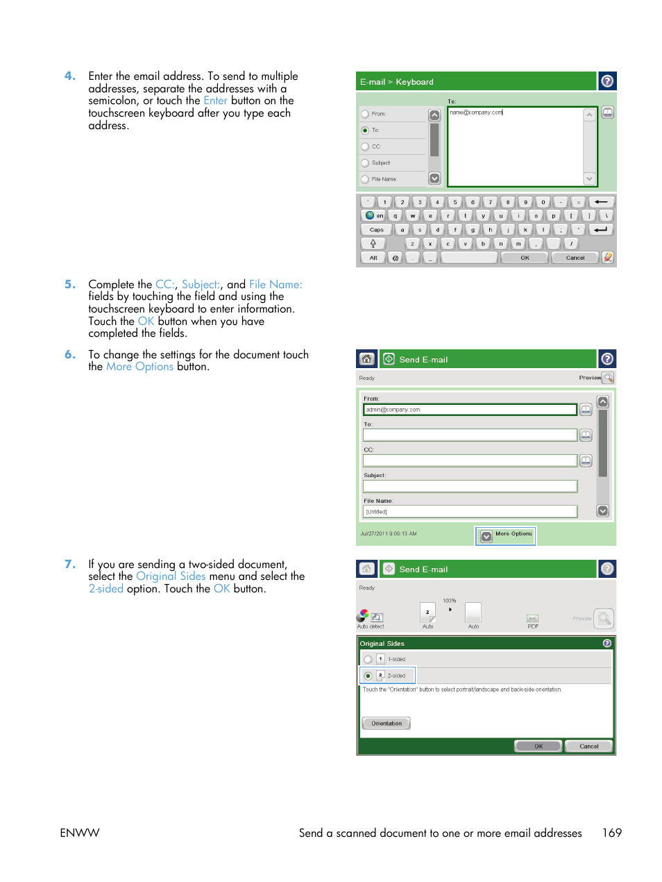 HP LaserJet Enterprise 700 color MFP M775 series User Manual | Page 183 / 332