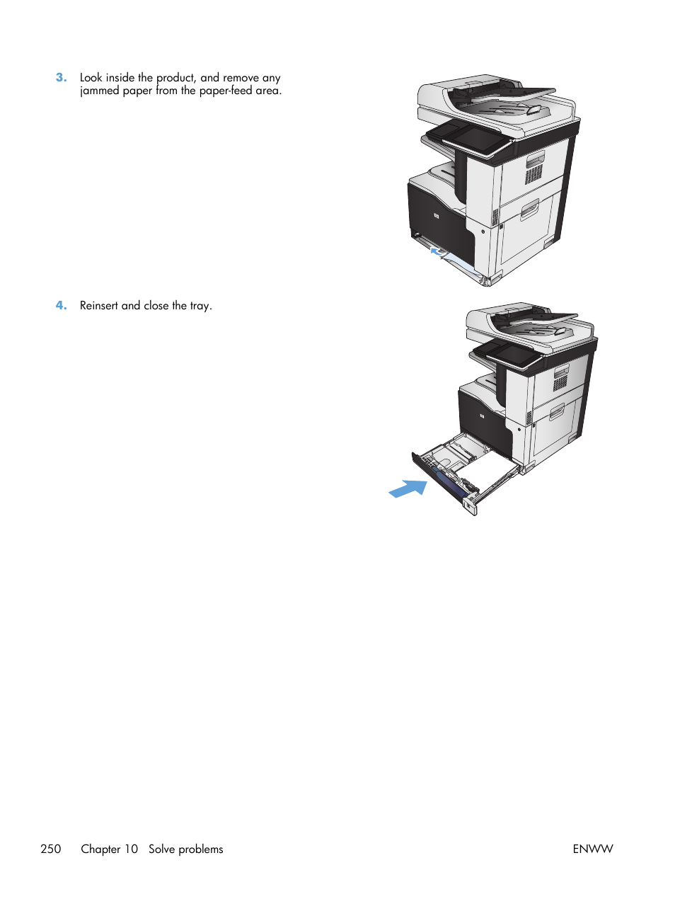 HP LaserJet Enterprise 700 color MFP M775 series User Manual | Page 264 / 332
