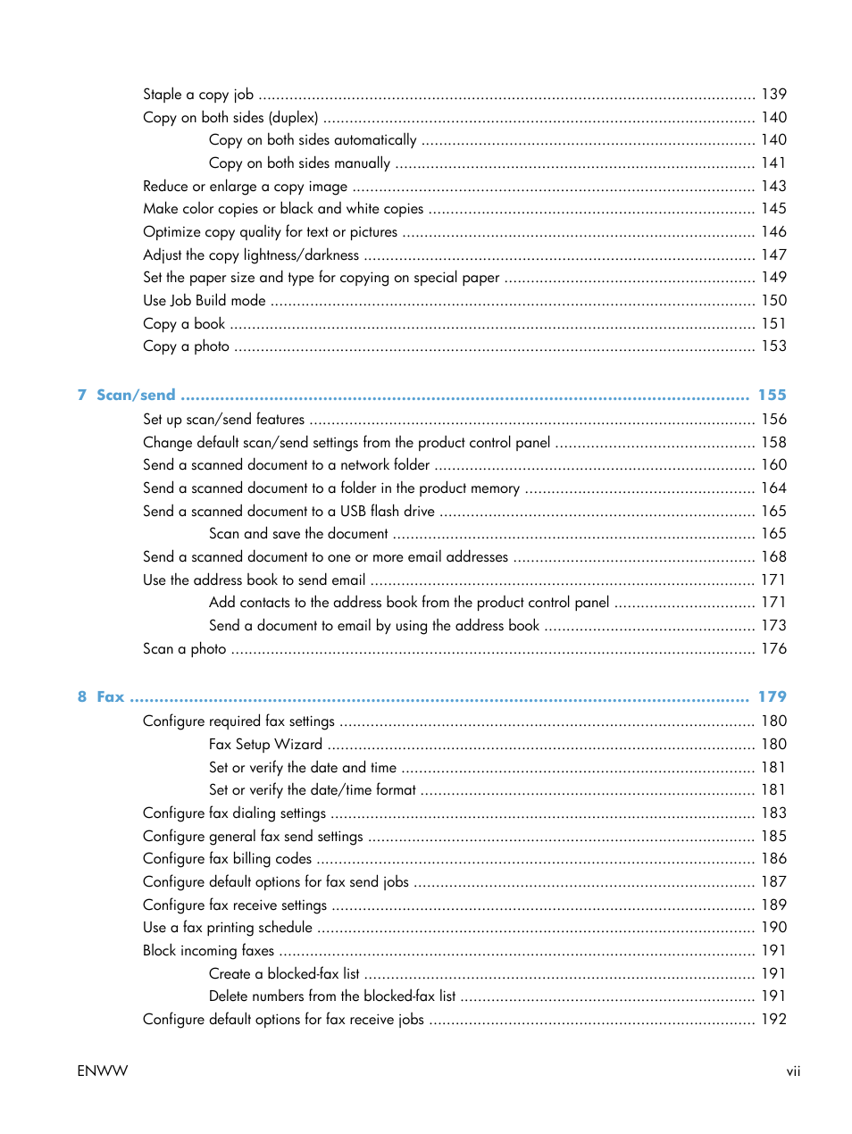 HP LaserJet Enterprise 700 color MFP M775 series User Manual | Page 9 / 332