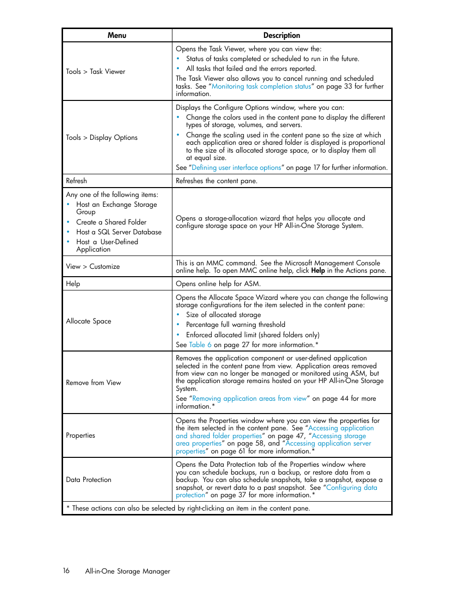 HP StorageWorks All-in-One SB600c Storage Blade User Manual | Page 16 / 78