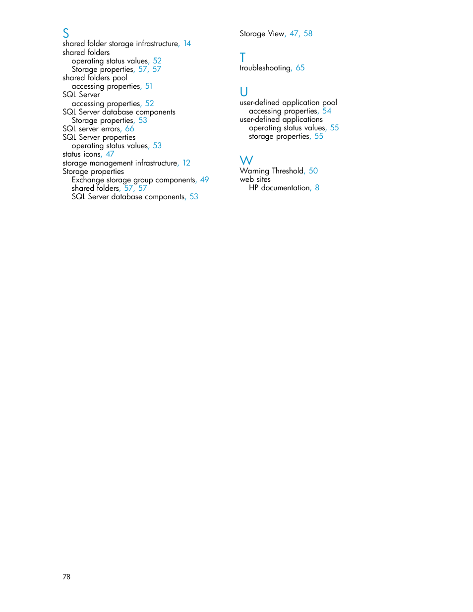 HP StorageWorks All-in-One SB600c Storage Blade User Manual | Page 78 / 78