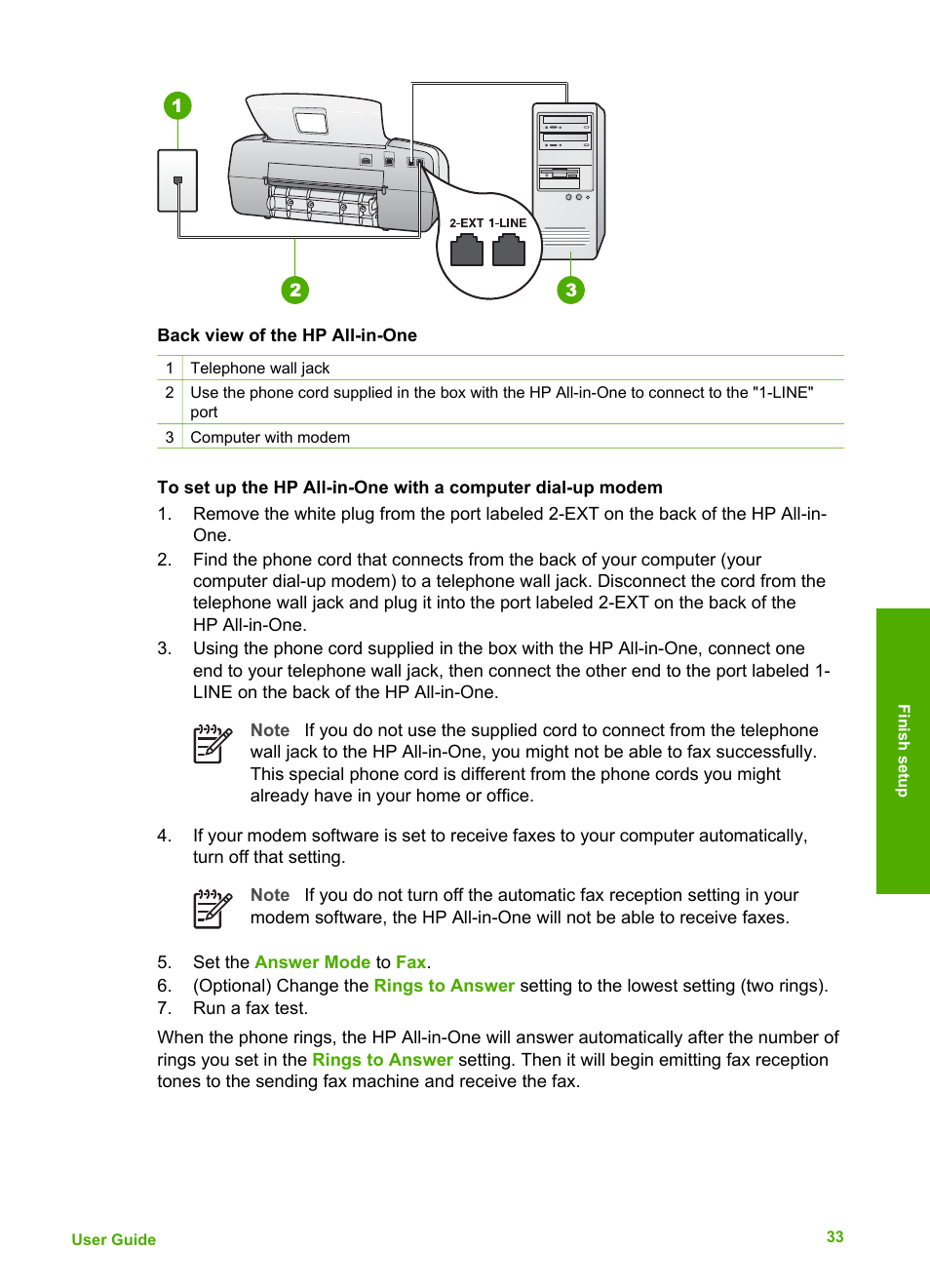 HP Officejet 4314 All-in-One Printer User Manual | Page 36 / 133