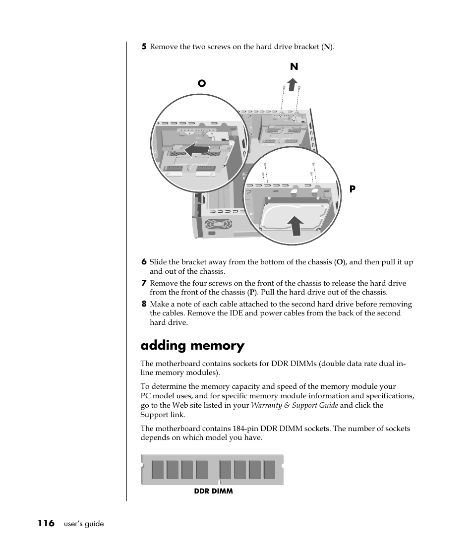 HP Pavilion t350.uk Desktop PC User Manual | Page 124 / 156