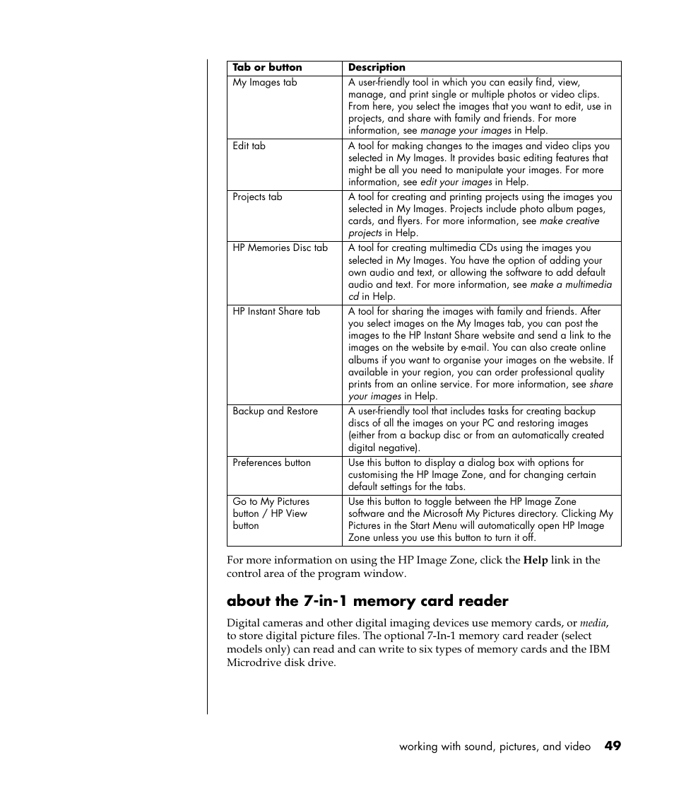 HP Pavilion t350.uk Desktop PC User Manual | Page 57 / 156