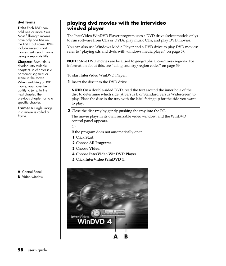 HP Pavilion t350.uk Desktop PC User Manual | Page 66 / 156