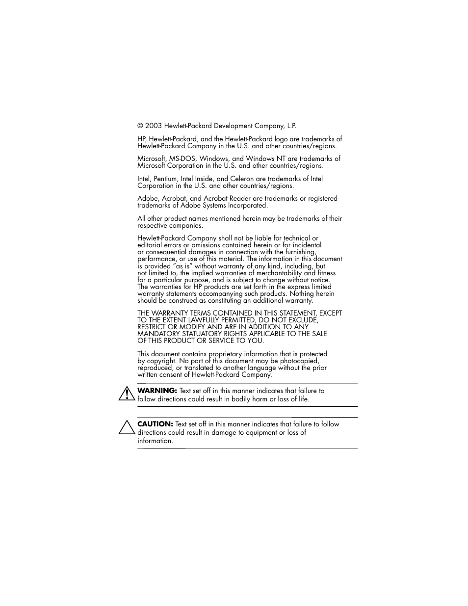 HP Pavilion v72 17 inch CRT Monitor User Manual | Page 2 / 42