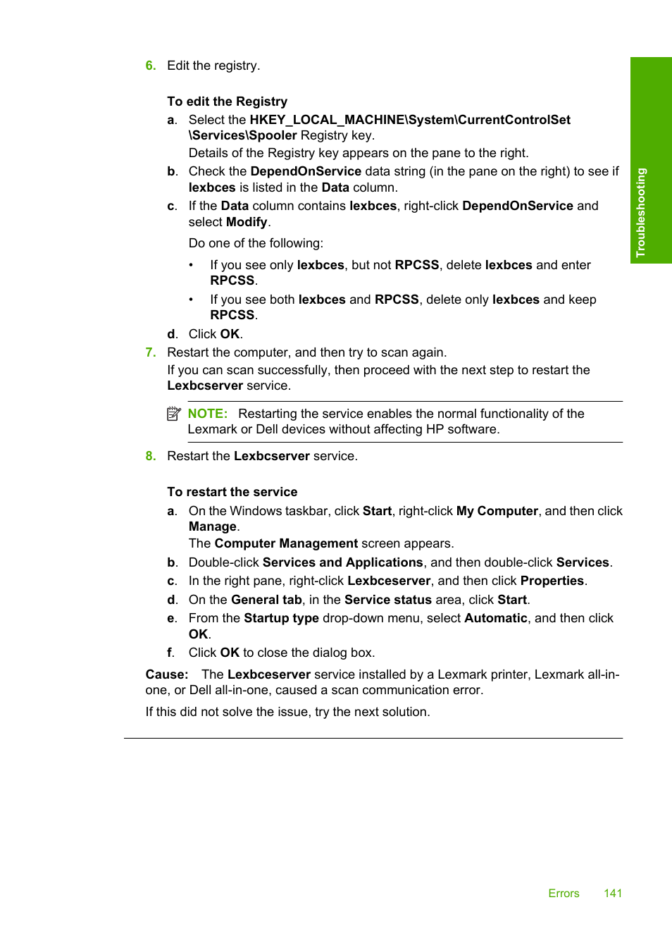 HP Deskjet F4210 All-in-One Printer User Manual | Page 143 / 220