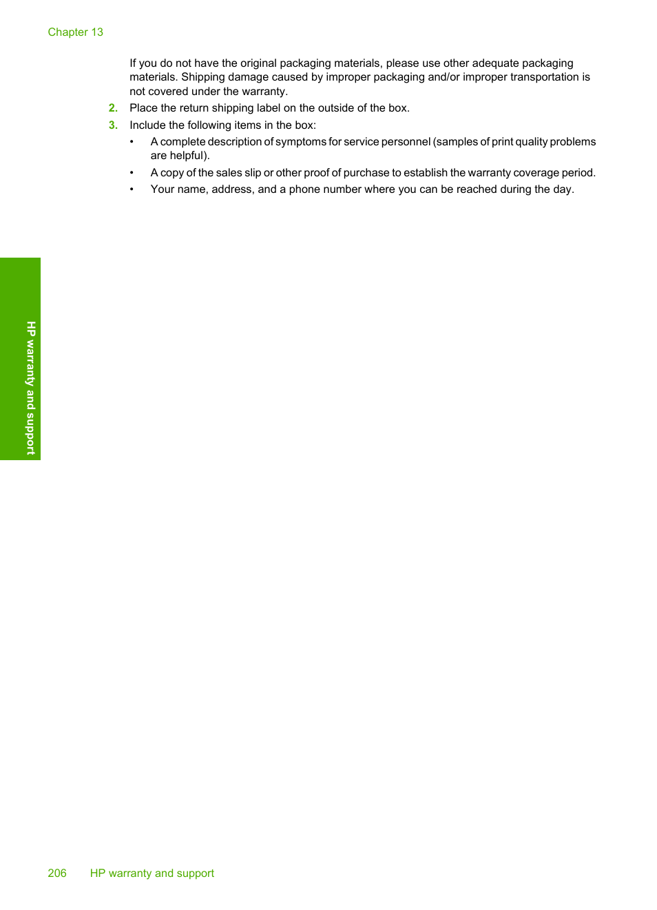 HP Deskjet F4210 All-in-One Printer User Manual | Page 208 / 220