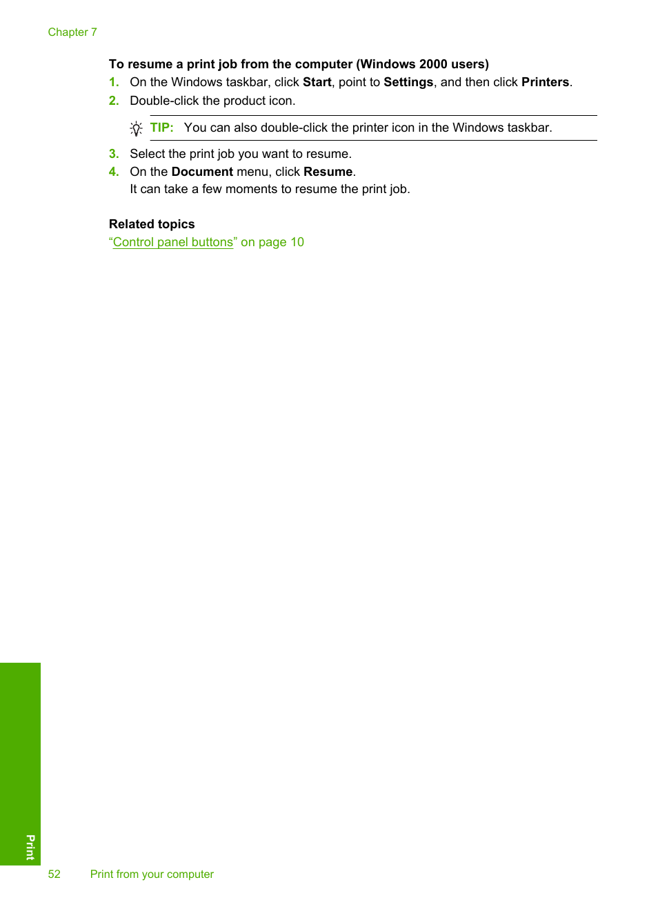 HP Deskjet F4210 All-in-One Printer User Manual | Page 54 / 220