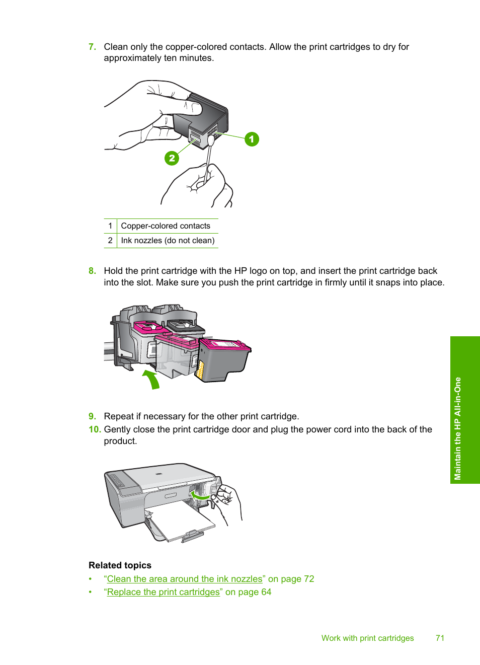 HP Deskjet F4210 All-in-One Printer User Manual | Page 73 / 220