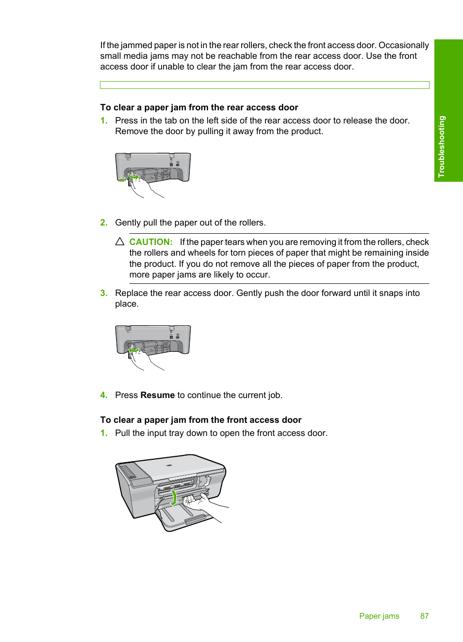 HP Deskjet F4210 All-in-One Printer User Manual | Page 89 / 220