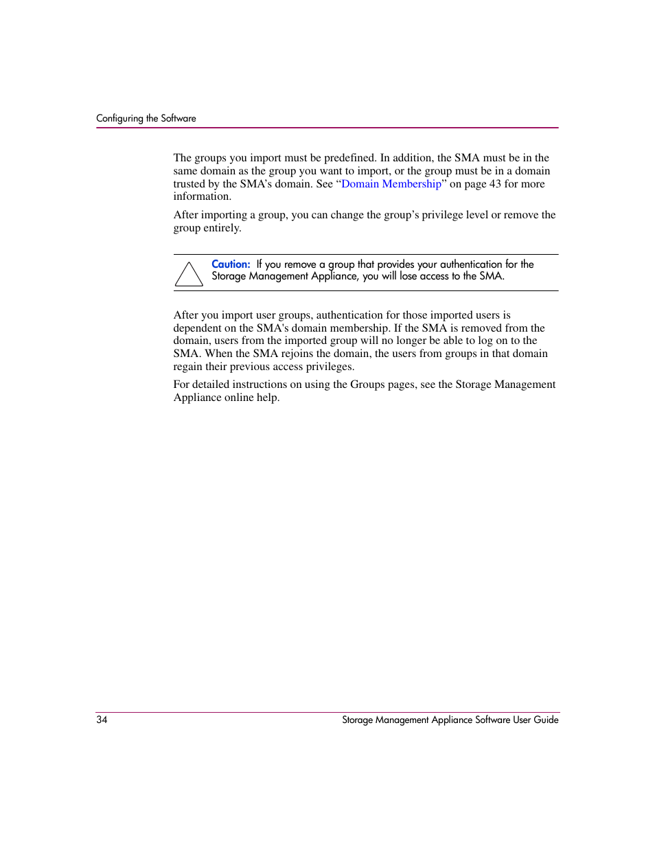 HP OpenView Storage Management Appliance and Software User Manual | Page 50 / 132
