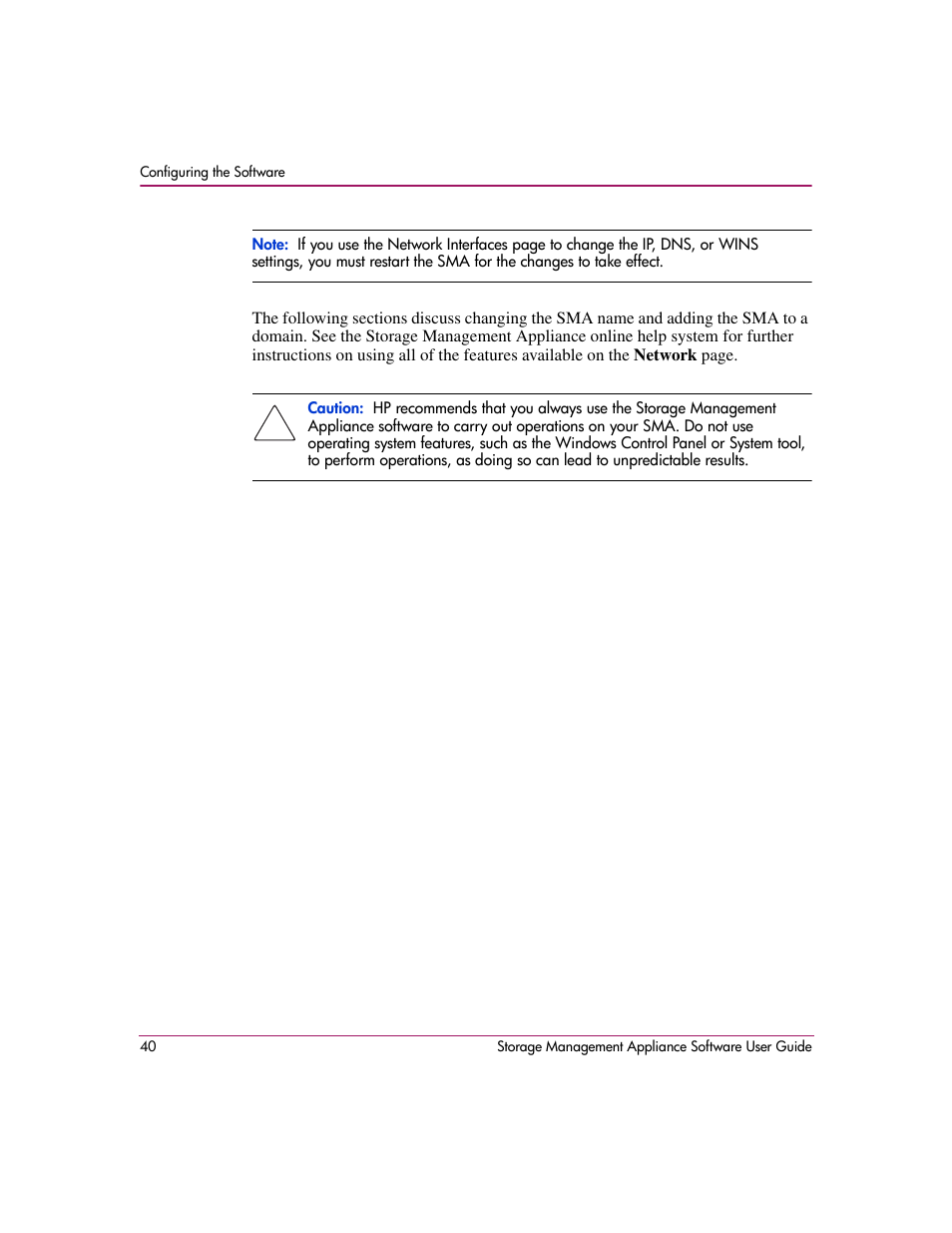 HP OpenView Storage Management Appliance and Software User Manual | Page 56 / 132